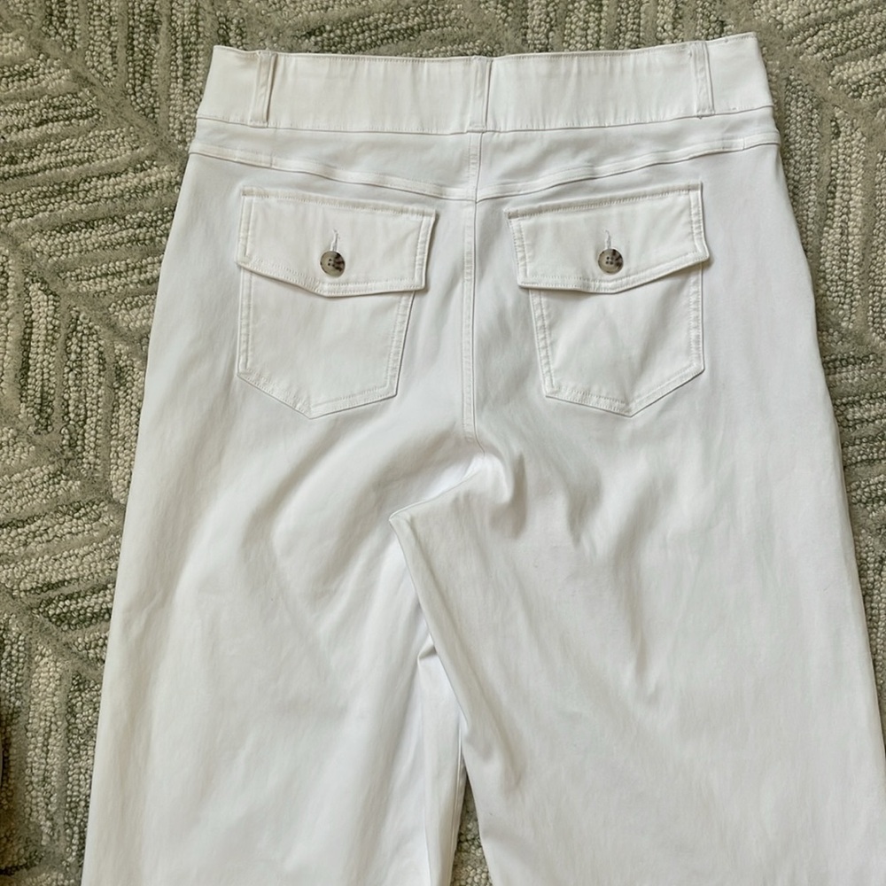 SPANX Ivory Ankle-Length Trousers - Picture 7 of 15
